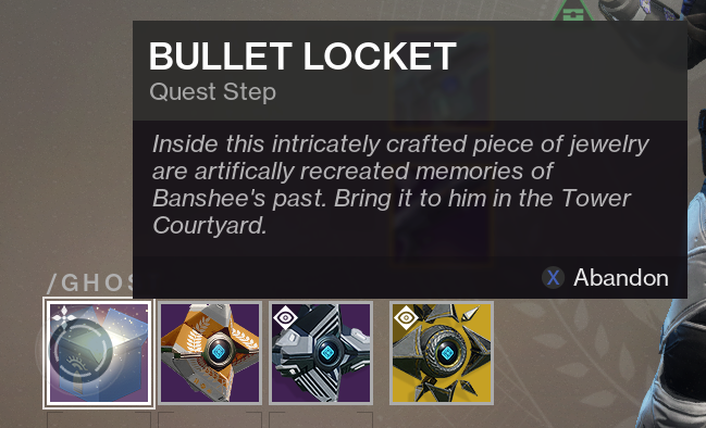 myssthyss: Guardians: Make cough drops for Shaxx, a single sweater sleeve for Asher,