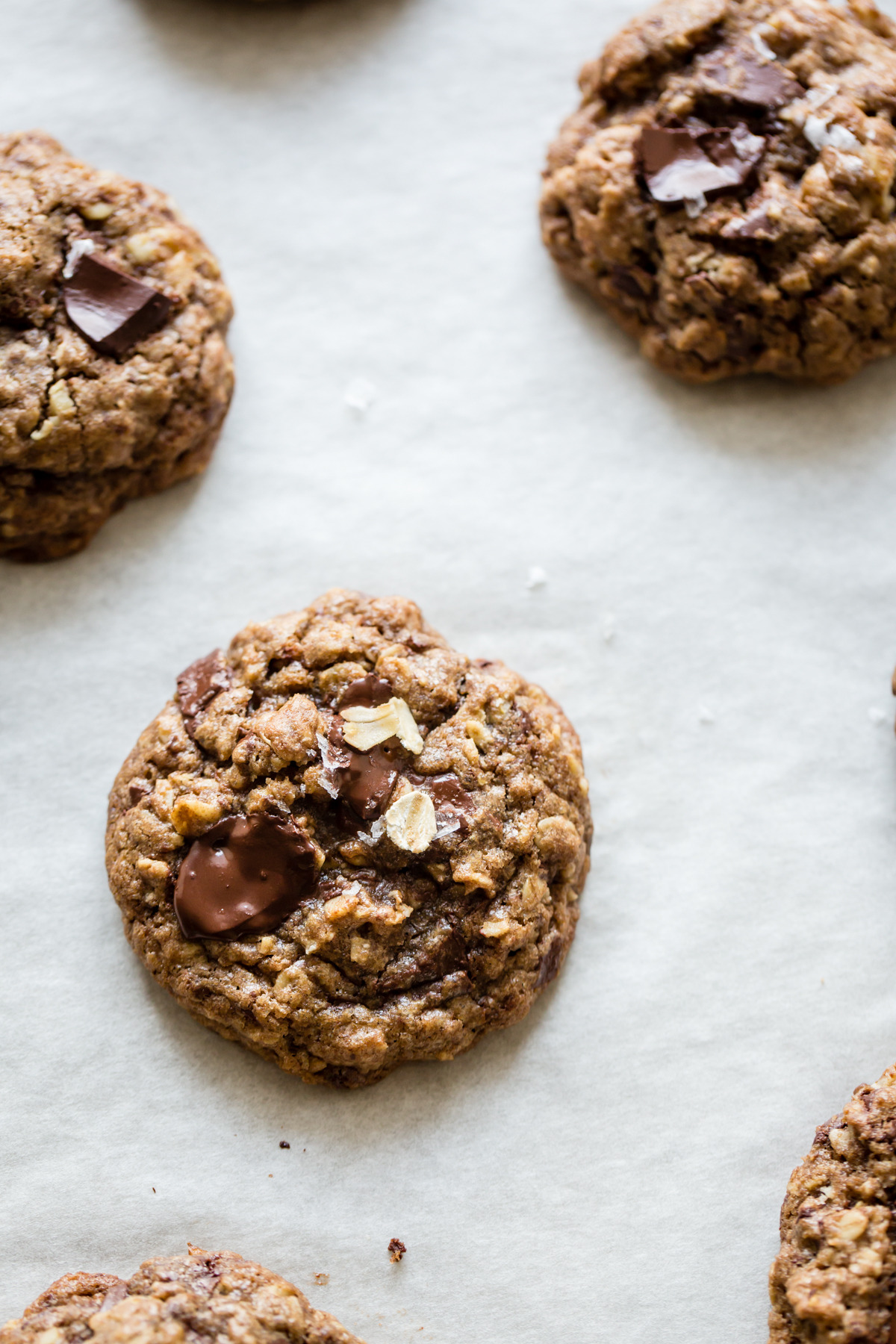 sweetoothgirl:  gluten-free oatmeal teff chocolate chip cookies &amp; cookie