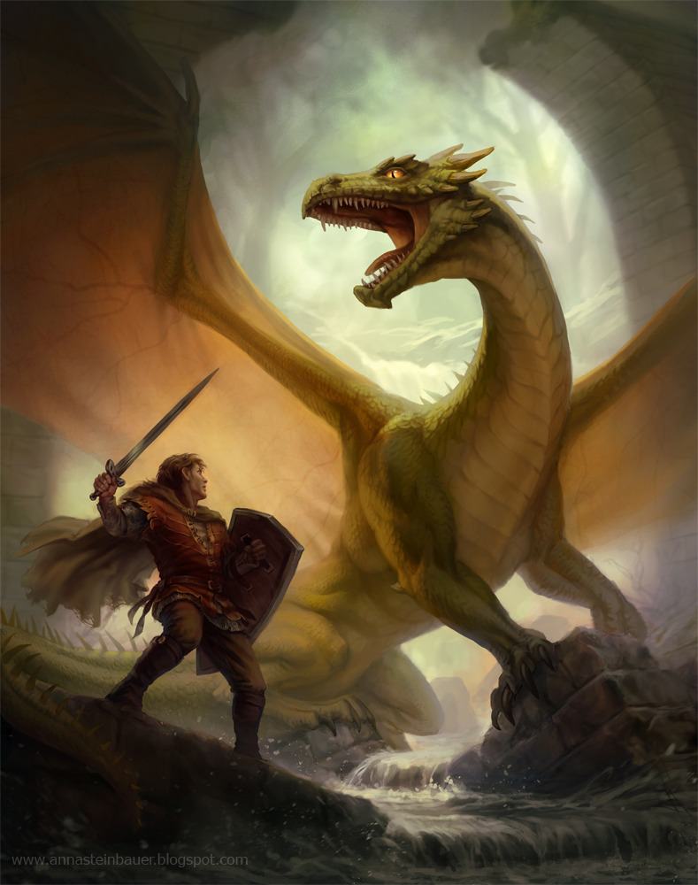 meanwhilebackinthedungeon:  — Anna Stienbauer Facing the Dragon