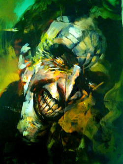 brianmichaelbendis:  Joker by Dave McKean