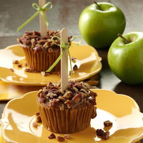 (via Caramel Apple Cupcakes Recipe | Taste of Home) 