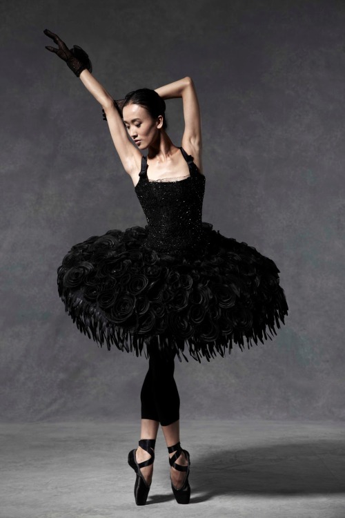 Jia Zhang dances in Ecstasy &amp; Death. English National Ballet. London Coliseum, 2013.Ivan Putrov&