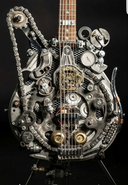 steampunktendencies:  Steampunk Guitars by Andy Corporon    Check out our [ Twitter | Instagram | Facebook | Google+ | Pinterest ]  