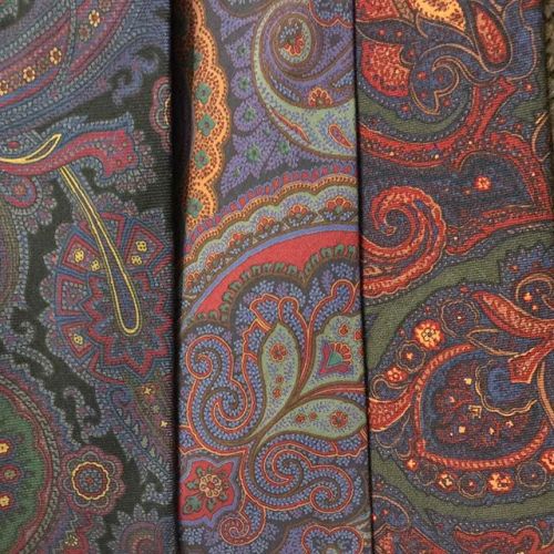 Today’s Tie options. All paisley. All @poloralphlauren.