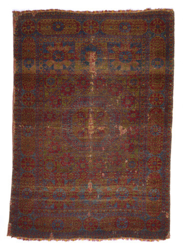 Three-Color Mamluk Carpet with Central Octagonal Medallion, Egyptian, late 16th century, Saint Louis