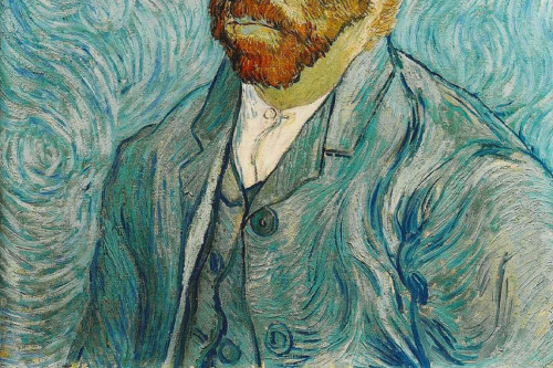 infected:  Self-Portrait (detail),   Vincent van Gogh, c. 1889