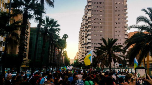 CANARY ISLANDS AGAINST OIL DRILLING.