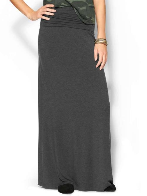 Banded Maxi Skirt