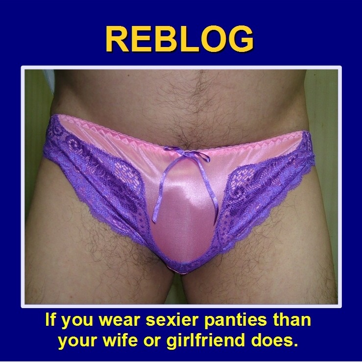 pantywearinghusband:  nylonguy50:  yup !!!!!  Always