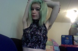 hairypitsclub:  Approximate One Year Anniversary of growing out my armpit hair for good :3  