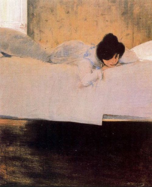 Laziness - Ramon Casas i Carbó  ca.1898-1900Museu Nacinal dÁrt de Catalunya