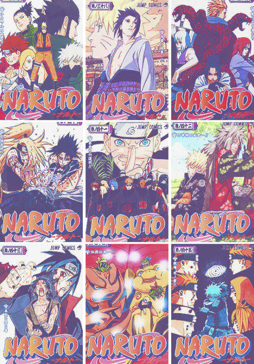 misakachan:  Naruto Manga Covers