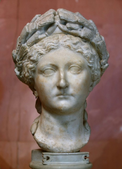 theancientwayoflife:~Portrait of Livia. Place: Ancient Rome Date: Second quarter of the 1st century 