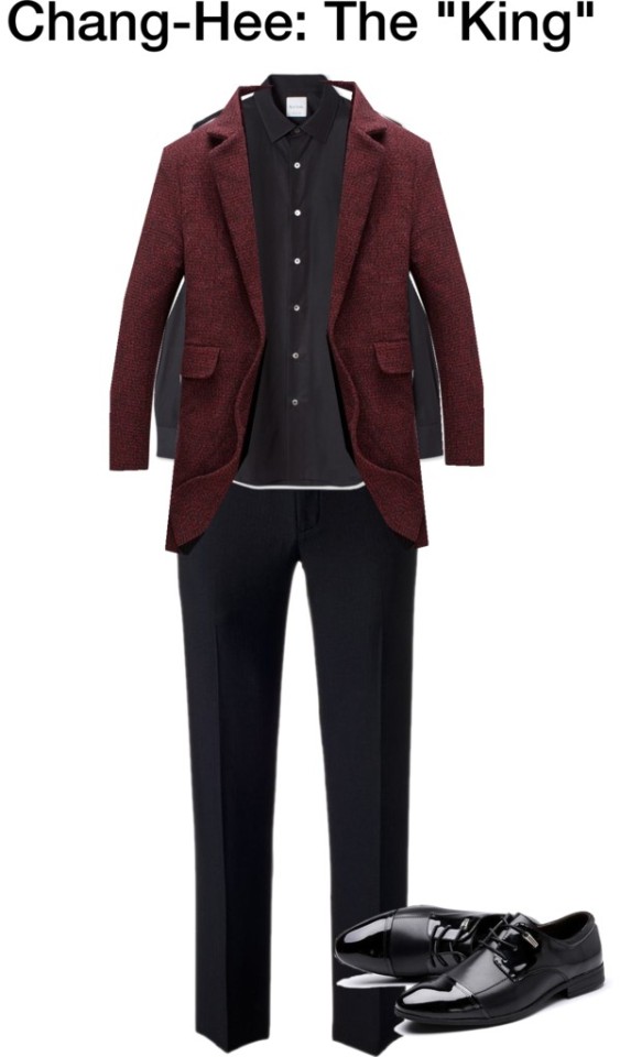 Chang-Hee's Outfit The Baker And The Beast By Kirashanta Featuring Mens Long Sleeve Dress Shirts