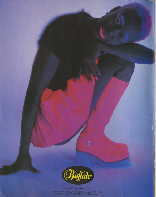 adarchives:Buffalo Shoes in i-D ISSUE 140 ‘SHARP’ MAY 1995