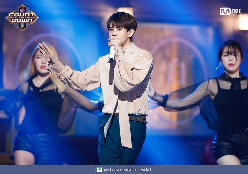 dailykoreanpop: [180222] Yang Yoseob @ Mnet M! CountdownCredit: Mnet엠넷 | Official Stage | Official M