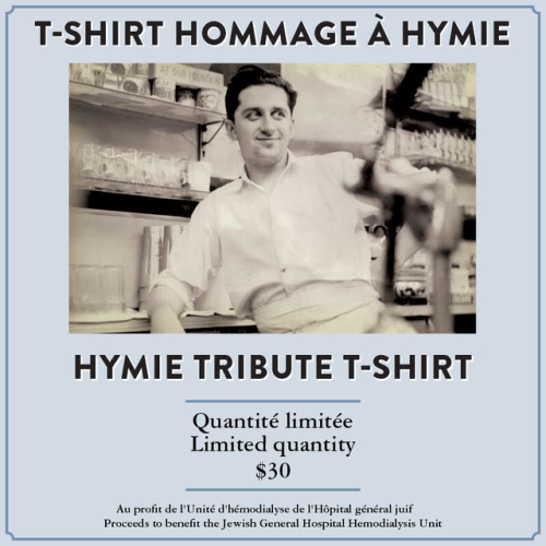 T-SHIRT HOMMAGE À HYMIE
HYMIE TRIBUE T-SHIRTQuantité Limitée / Limited Quantity30$