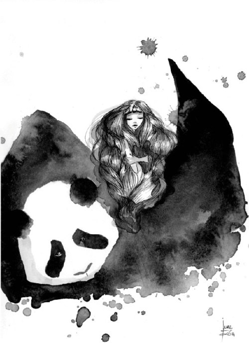 Porn Pics boredpanda:    Panda & Maiden Ink Illustrations: