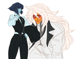 someone asked for lapis and jasper in suits