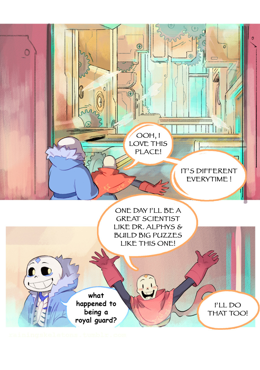 Slumbertale AU — Sans demonstrating how floating is just way better