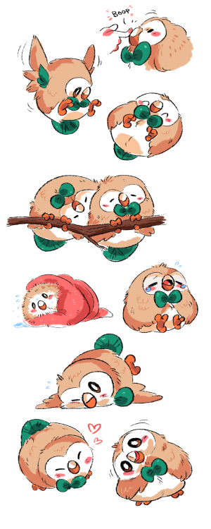 melankolilotti:how can I ever evolve this little owlet? 