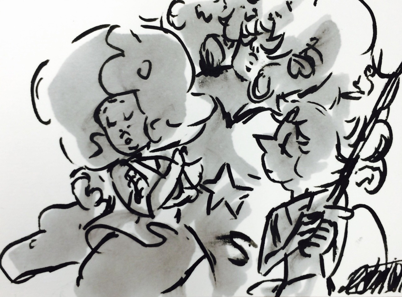 Quick gesture drawing of some Gay rebels