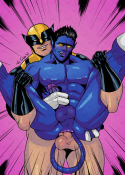 Craygallery: Wolverine X Nightcrawler This Was Posted A Good While Ago In Patreon