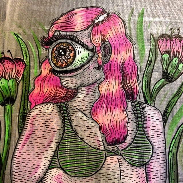 #flowers #eyeball #fatbottomgirls