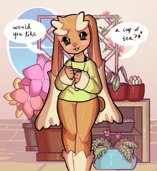 redraw of asklopunny.tumblr.com/post/136670737473/gabriel-the-lopunny-is-now-open-for-as