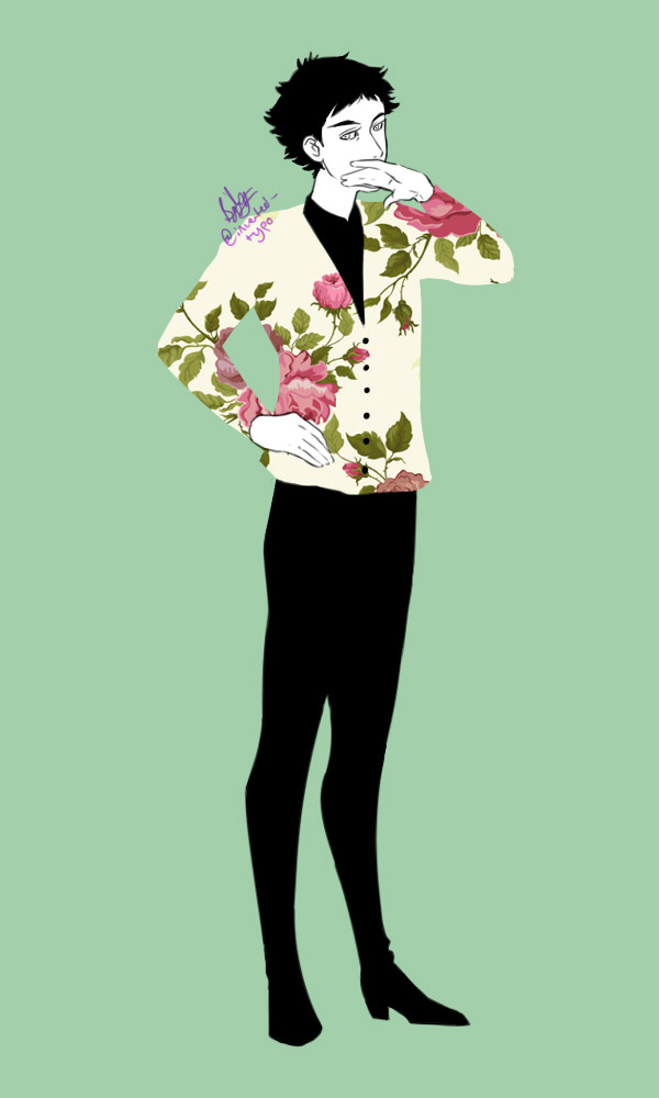 inverted-typo:  Give me floral patterns or give me death.  