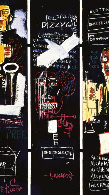 Jean-Michel Basquiat (1960 - 1988)In ItalianHorn PlayersHollywood AfricansBoxerSkullRiding with Deat