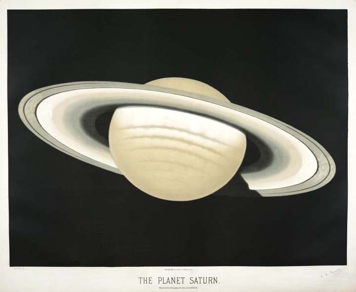 design-is-fine:  E. L. Trouvelot, Mars, Saturn and Jupiter from The Trouvelot, astronomical