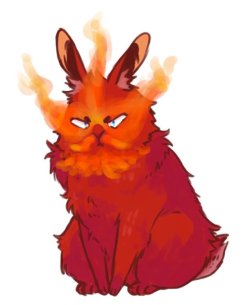 ohmytubes: a bunny on fire  endebun 