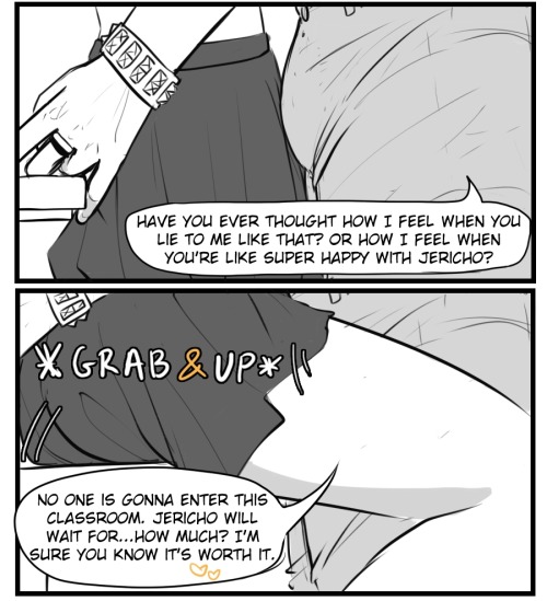 originalike:  I need to say so much about this XD The first, yes, this is first part. I think I will need two strips like this to do what I’ve on mind. Second thing, I’m not used to do lineart comics and it killed me so much XDD Third part, and related