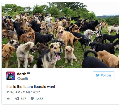 kzaketchum:  buzzfeed:This Far-Right Tweet About “The Future That Liberals Want”