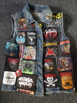 joebelladonna:  Jacket number 2 completed and ready for Bloodstock !