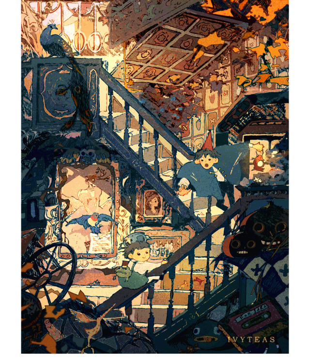 over the garden wall, down the harvest stair