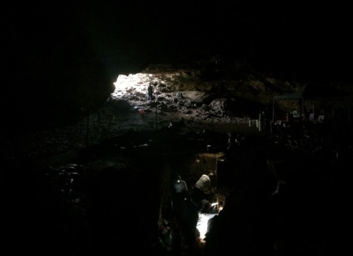 Archaeology at Hall’s Cave, TX.