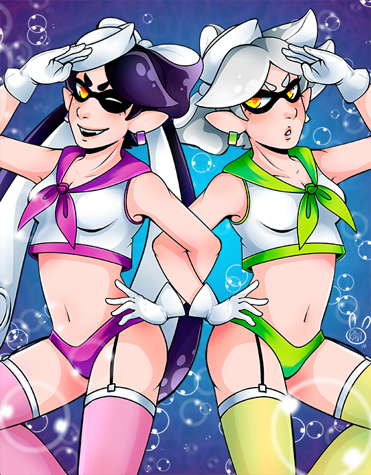 ravibun:  Summer is coming, time to rock those swim suits, squid kids! ♥   @slbtumblng