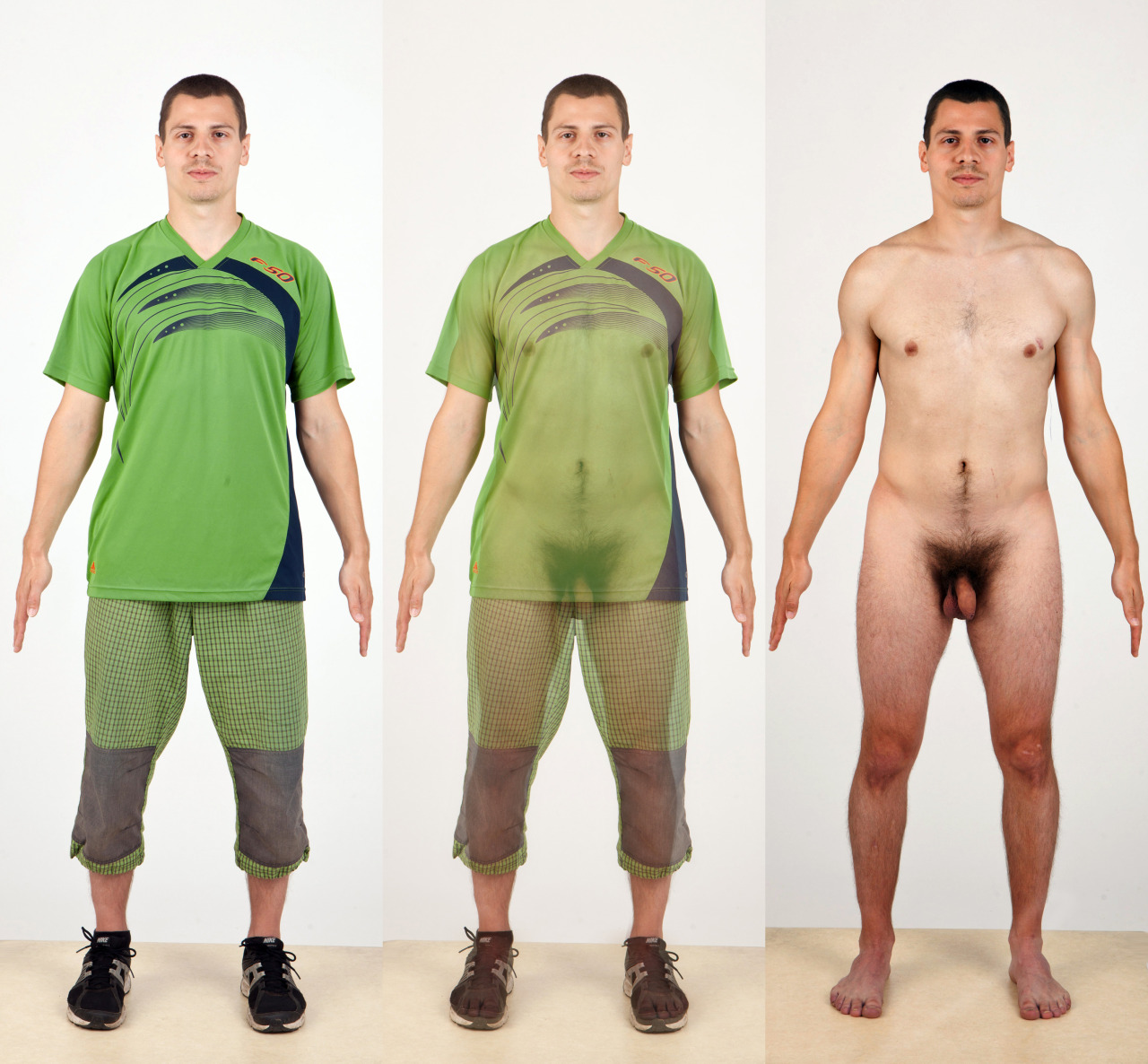 speci-men:  Speciman 10d86: Clothed, See-through, Unclothed 