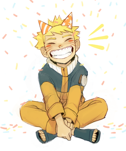 dotfishs:Happy late birthday to Naruto, my SON