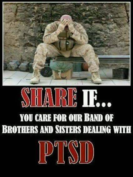 bigbosswithoutborders:  unrepentantwarriorpriest:unrepentantwarriorpriest:PTSD is a real and brutal part of our lives now. We have lost enough brothers and sisters to the enemy, it is ever harder when we loose them to the peace. To all my brothers and