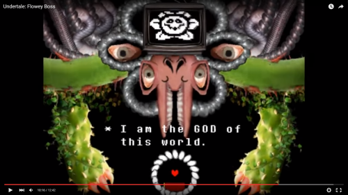 Undertale - Flowey Boss Fight 