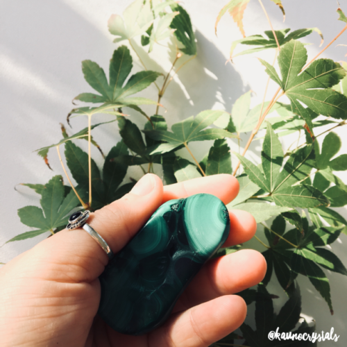 MALACHITE One incredibly beautiful stone that represents the deep beauty of Mother Nature. This piec