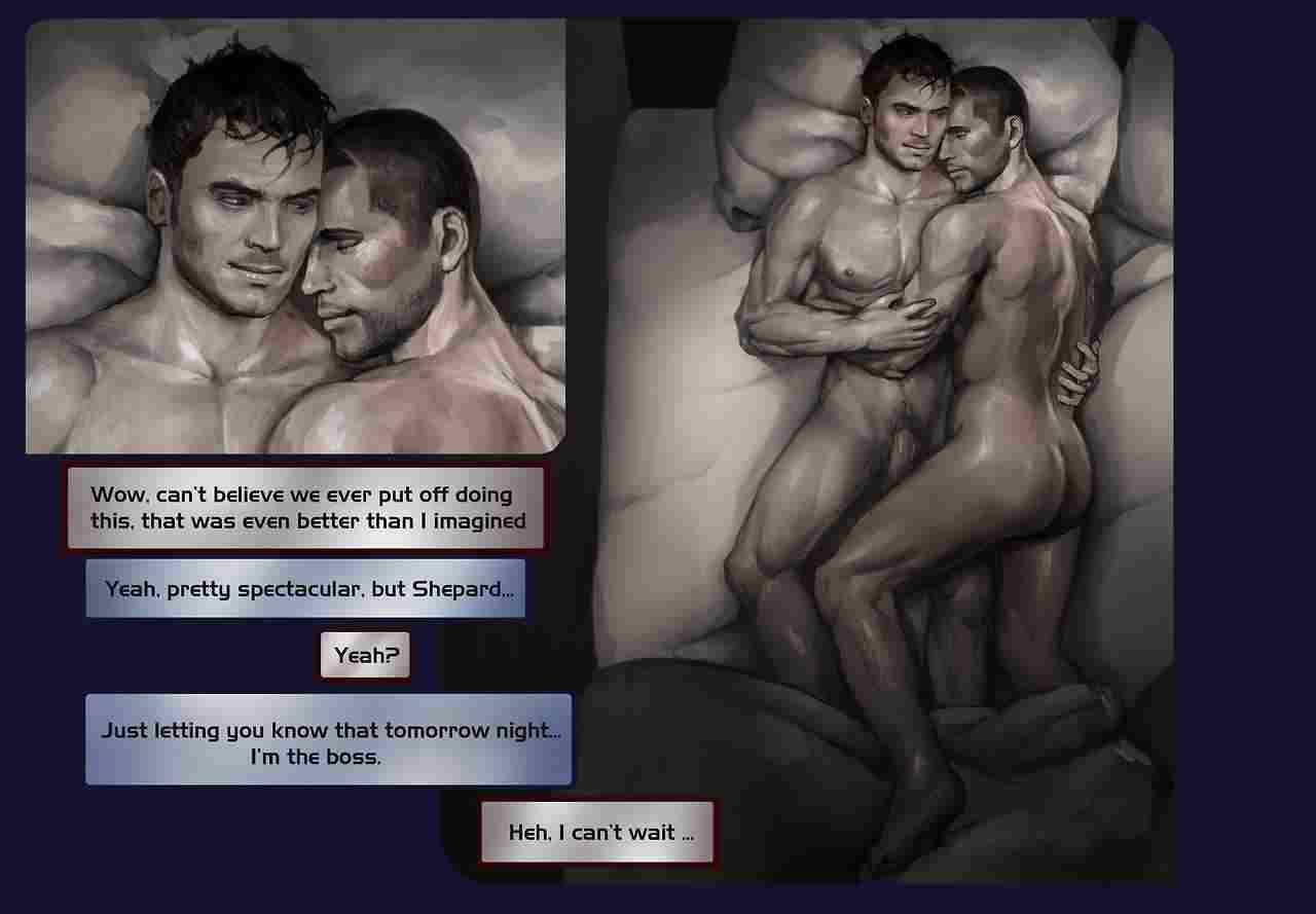 Mass Effect: Kaidan x (male) Shepard fanfiction comic