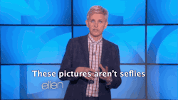 ellendegeneres:  Someone-elsies: when someone else takes a picture of you. 