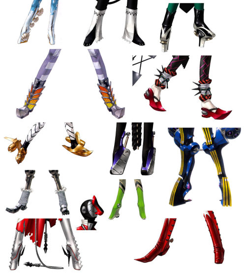 primaeros: One thing Persona lost was Kaneko’s fabulous feet-shoes.(Soejima hates giving Perso