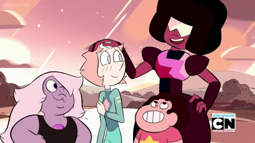 love-takes-work: The Garnet head pat. Not just for Steven anymore. 