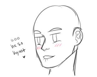  Anonymous asked you:    How do you draw lip bites?   hmm ok first u get a head 