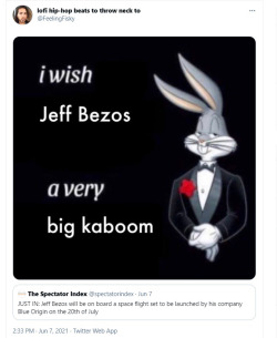 aleatoryw:assassinregrets:roach-works:gunsandfireandshit:Tumblr when Bezos&rsquo;